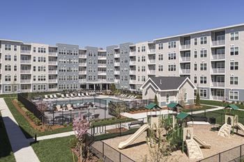 Pool and playground view